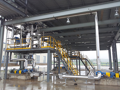 尼加拉瓜拉馬爾油料分配廠項(xiàng)目橇裝裝車帶平臺(tái)頂?shù)籽b一體橇