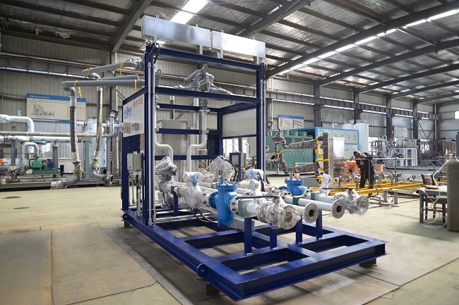 LNG氣化撬集氣化、調(diào)壓、加臭工藝于一體